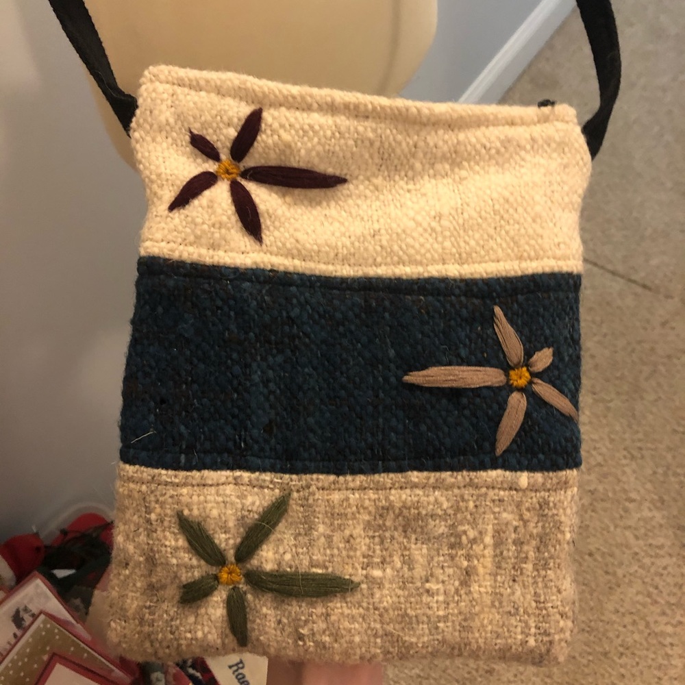 Floral crossbody bag
